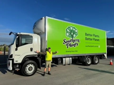 A Southern Plants delivery truck, 2026